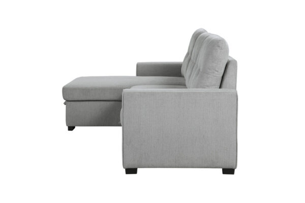 9402GRY Seating-Carolina Collection 2-Piece Reversible Sectional...