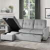 9402GRY Seating-Carolina Collection 2-Piece Reversible Sectional...