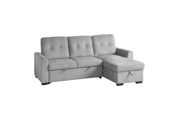 9402GRY Seating-Carolina Collection 2-Piece Reversible Sectional...