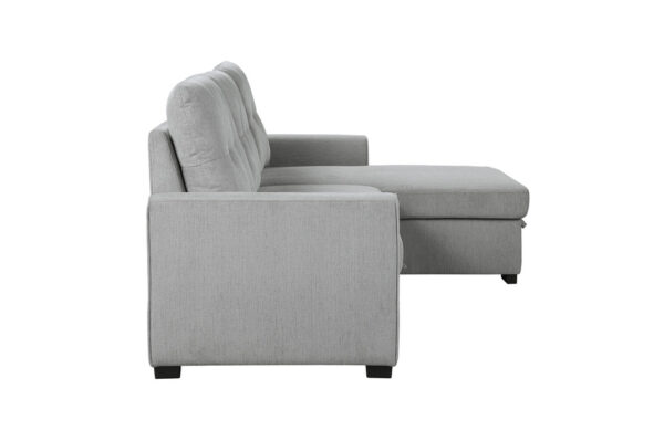 9402GRY Seating-Carolina Collection 2-Piece Reversible Sectional...