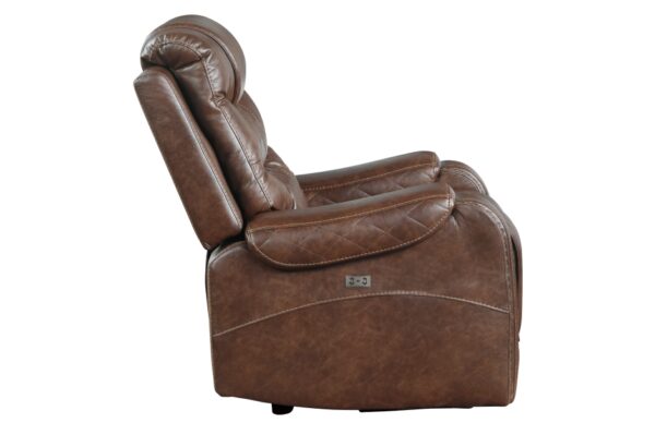 9405BR-PW Seating-Putnam Collection 2pc Set: Sofa, Love (Power)