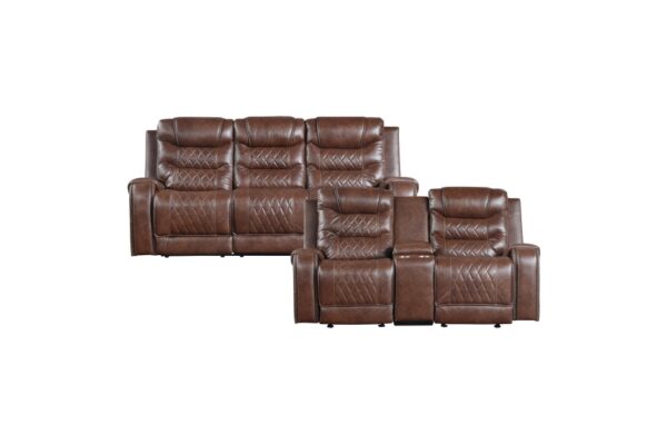 9405BR Seating-Putnam Collection 2PC SET: SOFA, LOVE