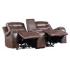 9405BR-PW Seating-Putnam Collection 2pc Set: Sofa, Love (Power)