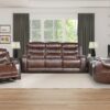 9405BR-PW Seating-Putnam Collection 2pc Set: Sofa, Love (Power)