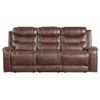 9405BR-3 Double Reclining Sofa with C...