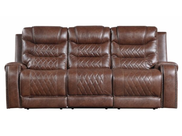 9405BR-3 Double Reclining Sofa with C...