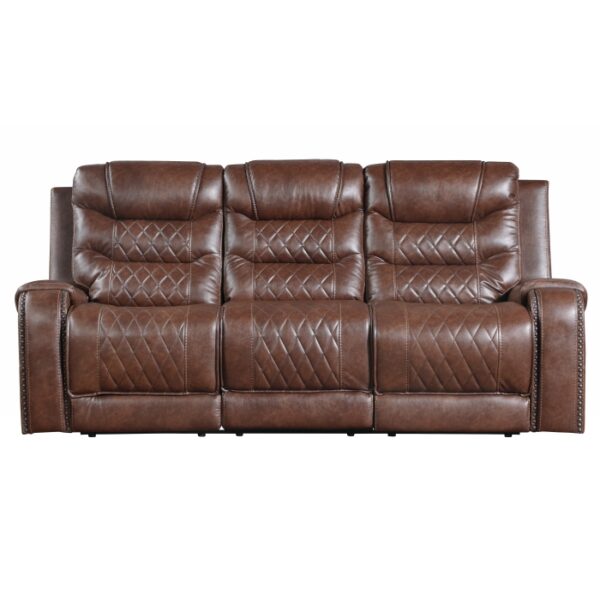 9405BR-3 Double Reclining Sofa with C...