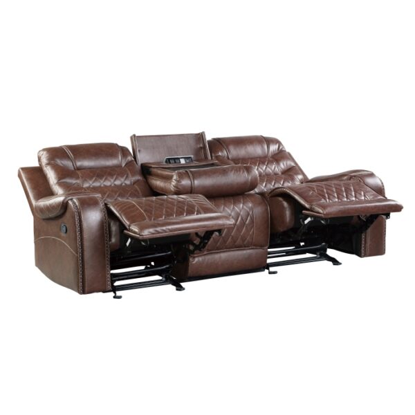 9405BR-3 Double Reclining Sofa with C...