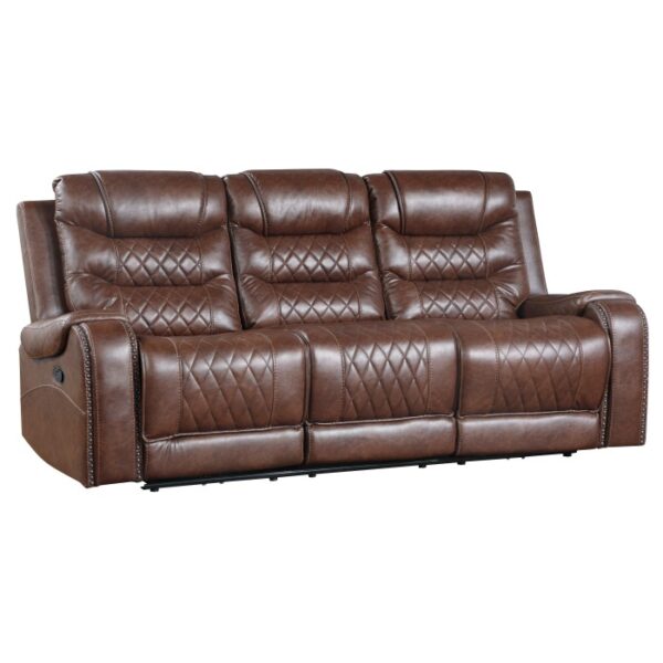 9405BR-3 Double Reclining Sofa with C...