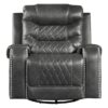 9405GY Seating-Putnam Collection 2pc Set: Sofa, Love