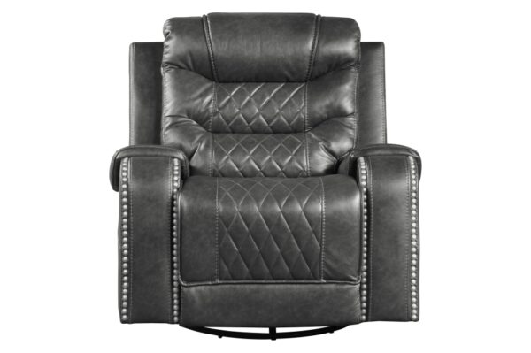 9405GY Seating-Putnam Collection 2pc Set: Sofa, Love
