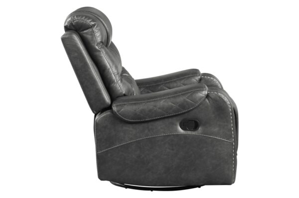 9405GY Seating-Putnam Collection 2pc Set: Sofa, Love