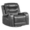 9405GY Seating-Putnam Collection 2pc Set: Sofa, Love