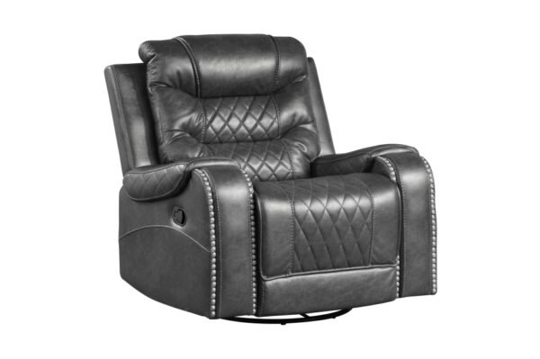 9405GY Seating-Putnam Collection 2pc Set: Sofa, Love