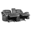 9405GY Seating-Putnam Collection 2pc Set: Sofa, Love