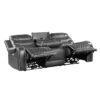 9405GY-3PW Power Double Reclining Sofa ...