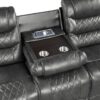 9405GY-3PW Power Double Reclining Sofa ...