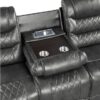 9405GY Seating-Putnam Collection 2pc Set: Sofa, Love