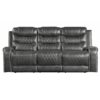 9405GY Seating-Putnam Collection 2pc Set: Sofa, Love