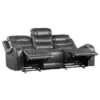 9405GY Seating-Putnam Collection 2pc Set: Sofa, Love
