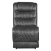 9405GY-SC Seating-Putnam Collection 6-Piece Modular Power Reclin...