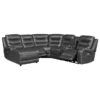 9405GY-SC Seating-Putnam Collection 6-Piece Modular Power Reclin...