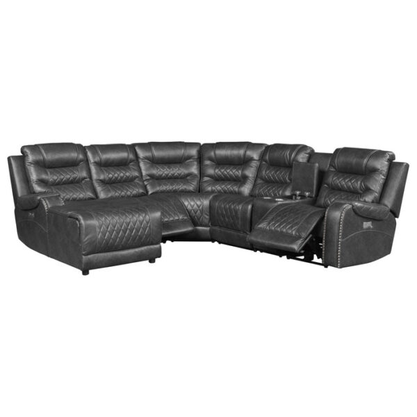 9405GY*6LCRR 6-Piece Modular Power Reclin...