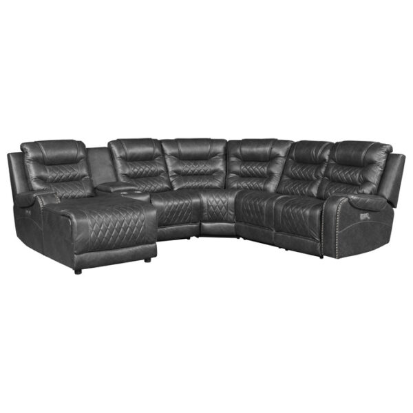 9405GY*6LCRR 6-Piece Modular Power Reclin...