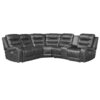 9405GY-SC Seating-Putnam Collection 6-Piece Modular Power Reclin...