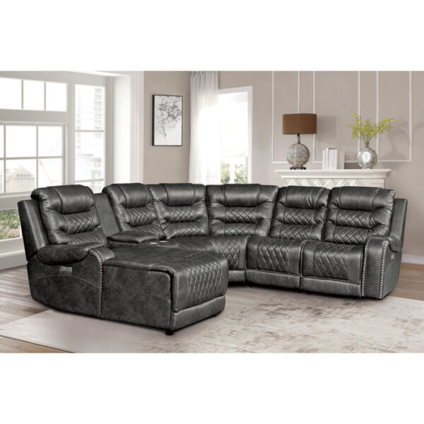 9405GY*6LCRR 6-Piece Modular Power Reclin...