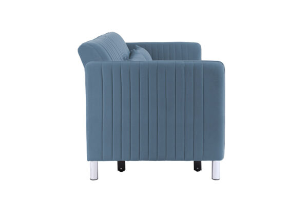 9406NBU Seating-Greenway Collection Convertible Studio Sofa with...