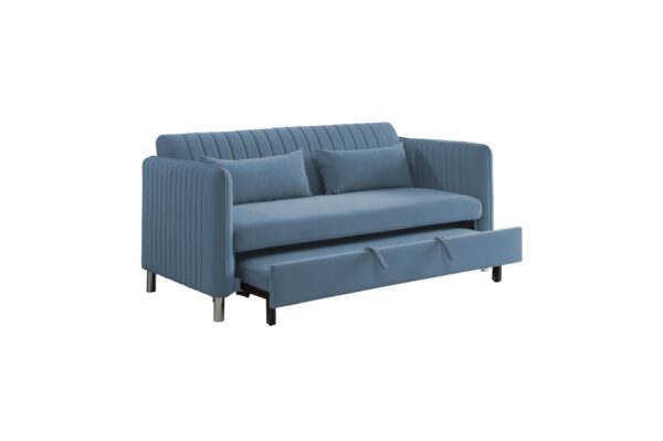 9406NBU Seating-Greenway Collection Convertible Studio Sofa with...