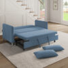 9406NBU Seating-Greenway Collection Convertible Studio Sofa with...