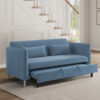 9406NBU Seating-Greenway Collection Convertible Studio Sofa with...