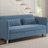 9406NBU Seating-Greenway Collection Convertible Studio Sofa with...