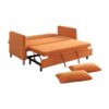 9406RN Seating-Greenway Collection Convertible Studio Sofa with...