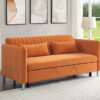 9406RN Seating-Greenway Collection Convertible Studio Sofa with...
