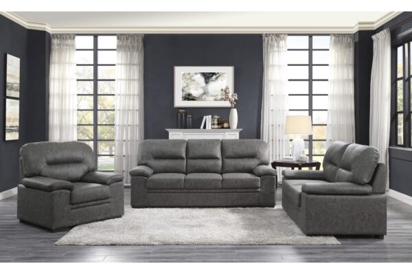 9407DG Seating-Michigan Collection 2pc Set: Sofa, Love