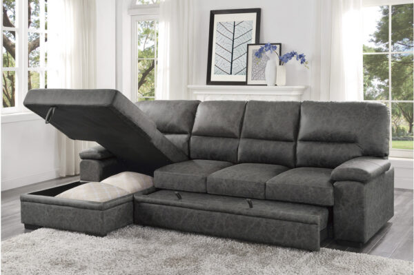 9407DG Seating-Michigan Collection 2pc Set: Sofa, Love