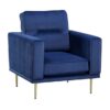 9417BUE Seating-Violetta Collection 2pc Set: Sofa, Love