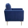 9417BUE Seating-Violetta Collection 2pc Set: Sofa, Love