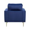 9417BUE Seating-Violetta Collection 2pc Set: Sofa, Love