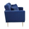 9417BUE Seating-Violetta Collection 2pc Set: Sofa, Love