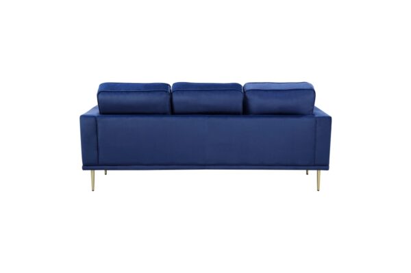 9417BUE Seating-Violetta Collection 2pc Set: Sofa, Love