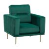 9417GRN Seating-Violetta Collection 2pc Set: Sofa, Love
