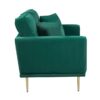 9417GRN Seating-Violetta Collection 2pc Set: Sofa, Love