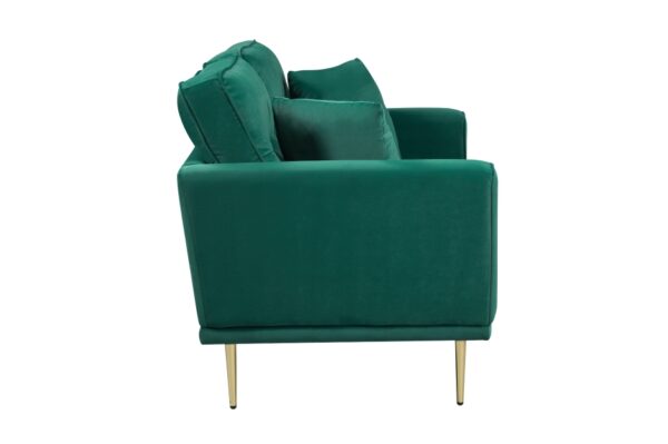 9417GRN Seating-Violetta Collection 2pc Set: Sofa, Love