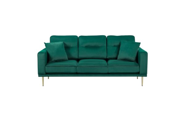 9417GRN Seating-Violetta Collection 2pc Set: Sofa, Love