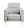 9417GRY Seating-Violetta Collection 2pc Set: Sofa, Love