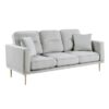 9417GRY Seating-Violetta Collection 2pc Set: Sofa, Love